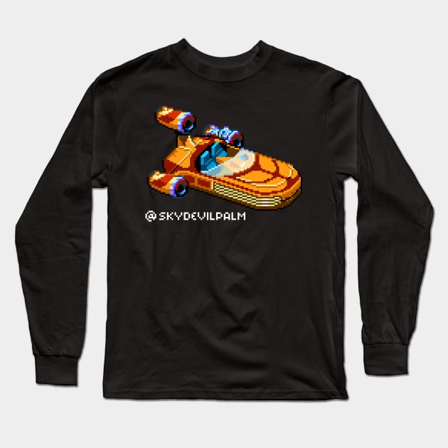 Land Speeder Long Sleeve T-Shirt by Skydevilpalm